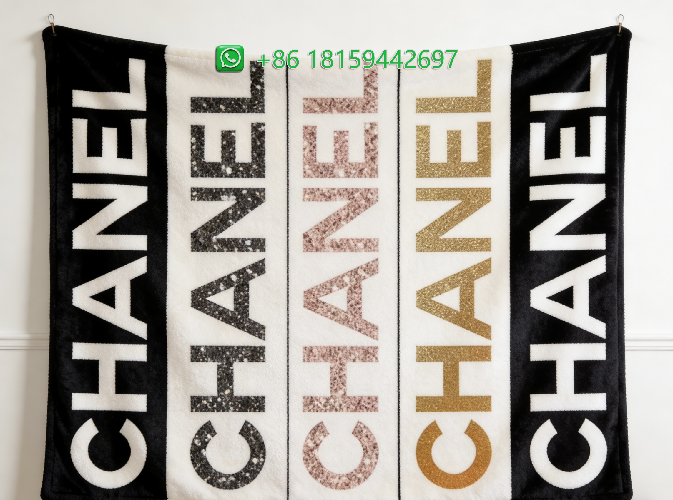 Chanel Throw Blankets